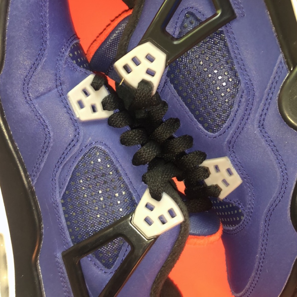 Boys Jordan 4 retro loyal blue
